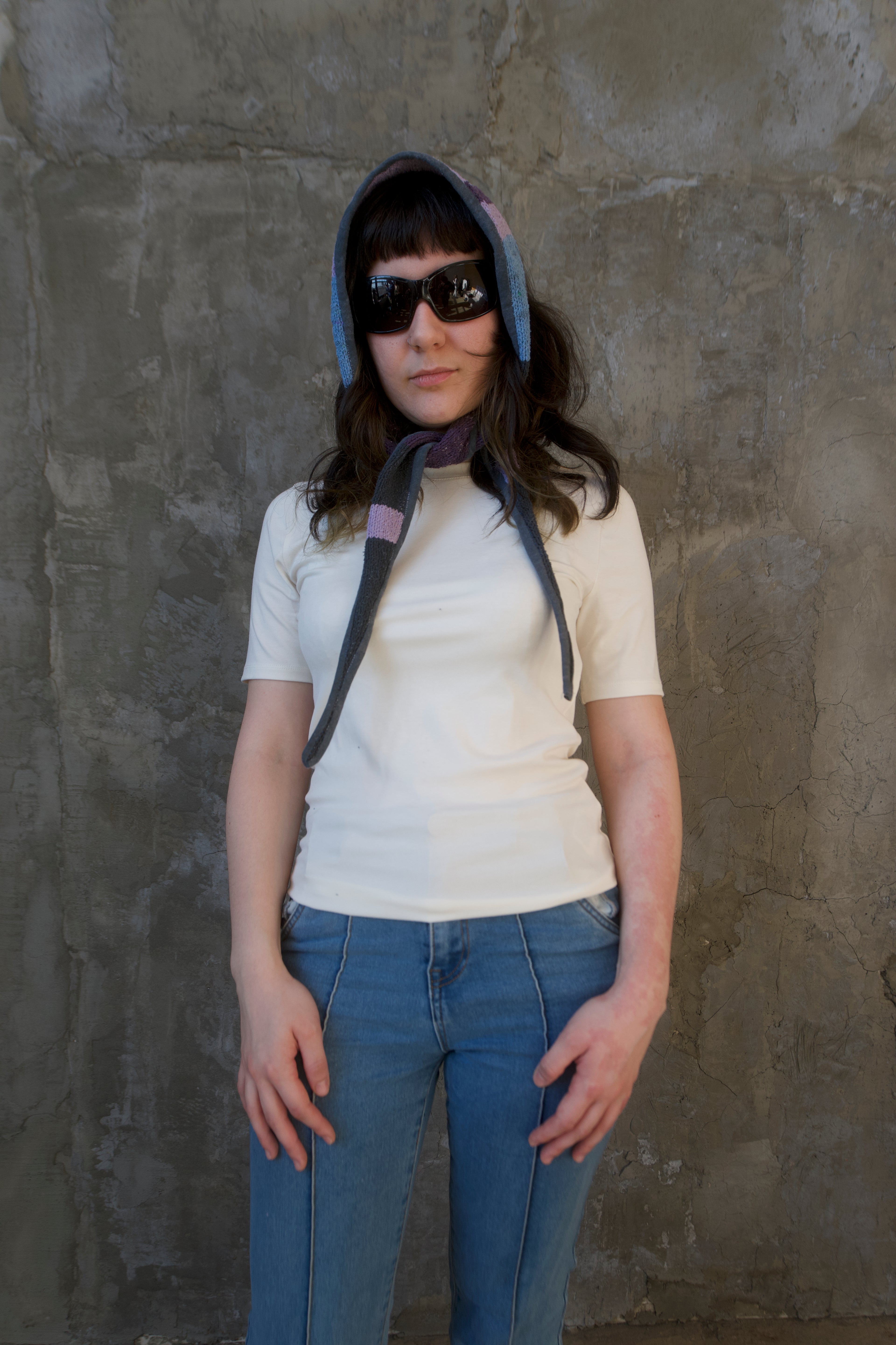 No. 4 Custom Stripe Triangle Scarf