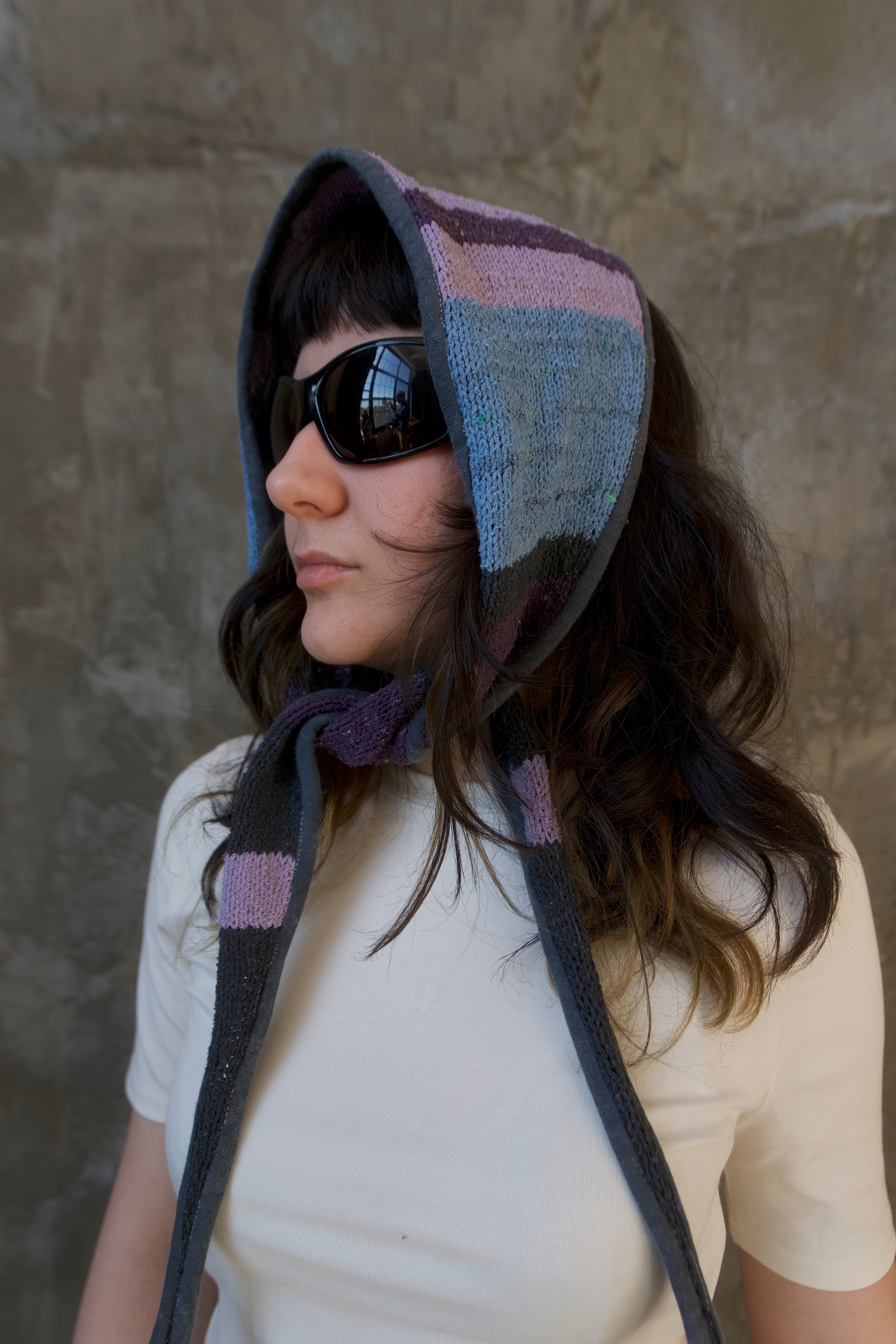No. 4 Custom Stripe Triangle Scarf