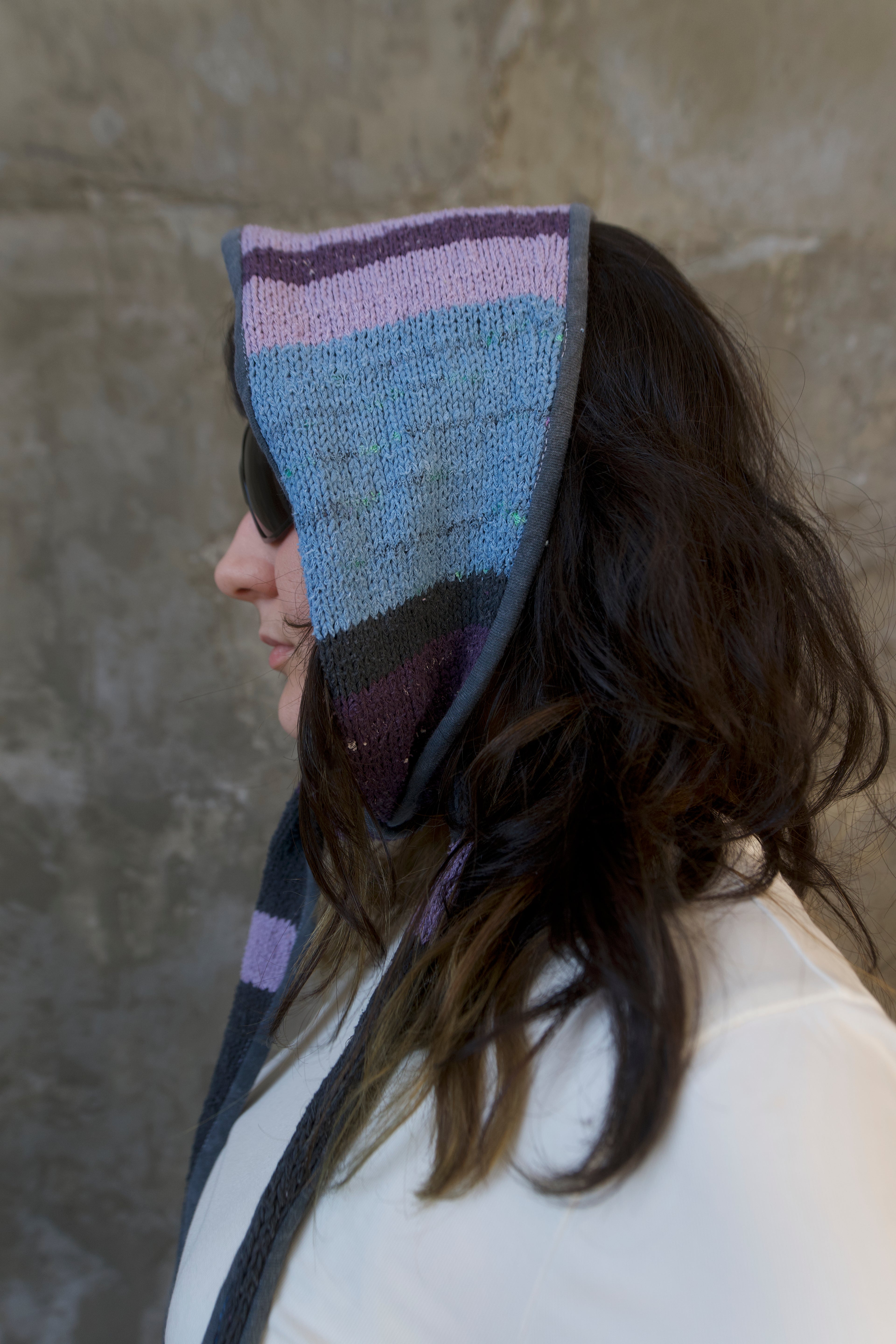 No. 4 Custom Stripe Triangle Scarf