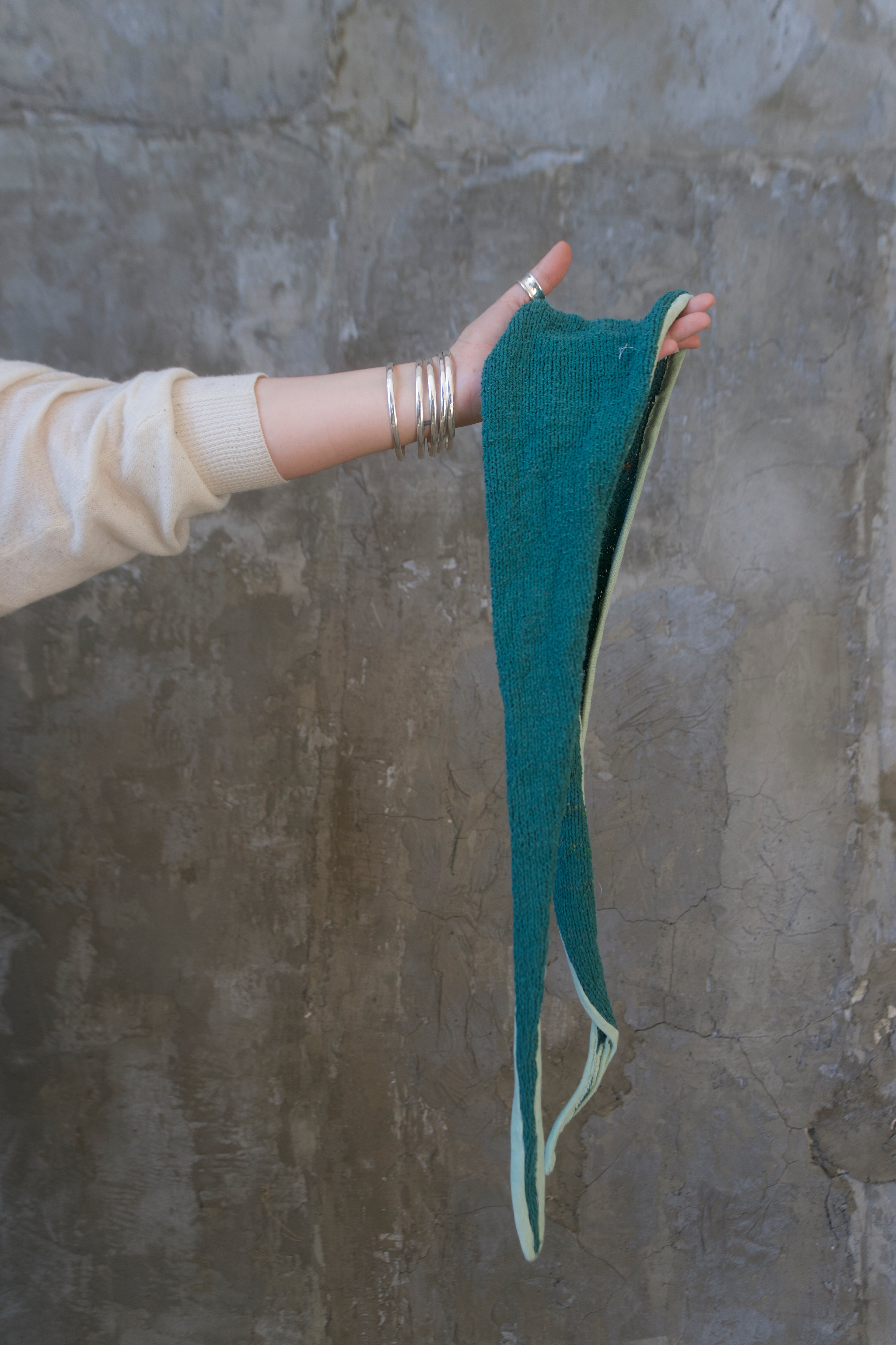 No. 3 Two Tone Triangle Scarf